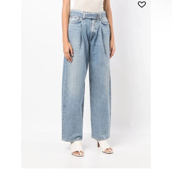 AGOLDE High Wasted Wide Leg Jeans - Picture 3 of 4